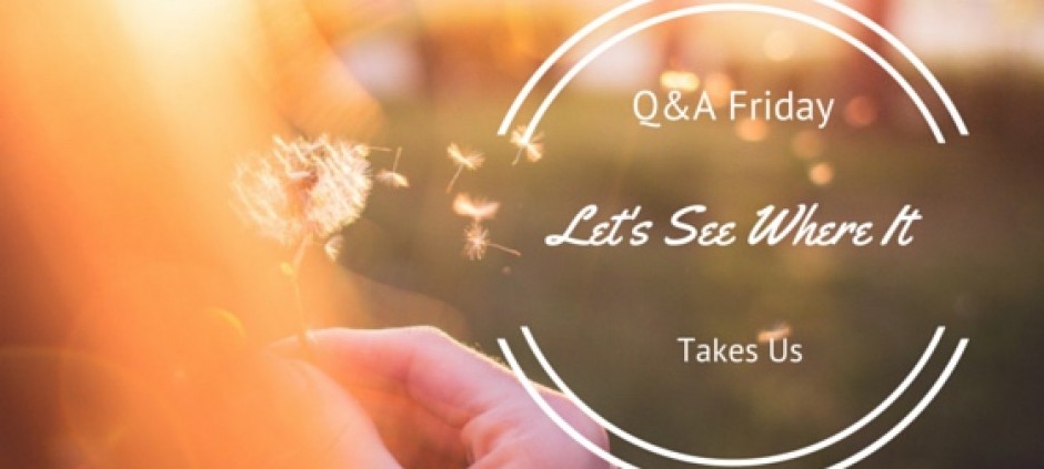 Q&A Friday, Let’s See Where This Takes Us INS 26